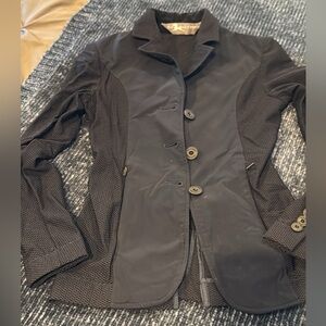 Stylish Black Mesh Girls 10r RJ Classics show coat